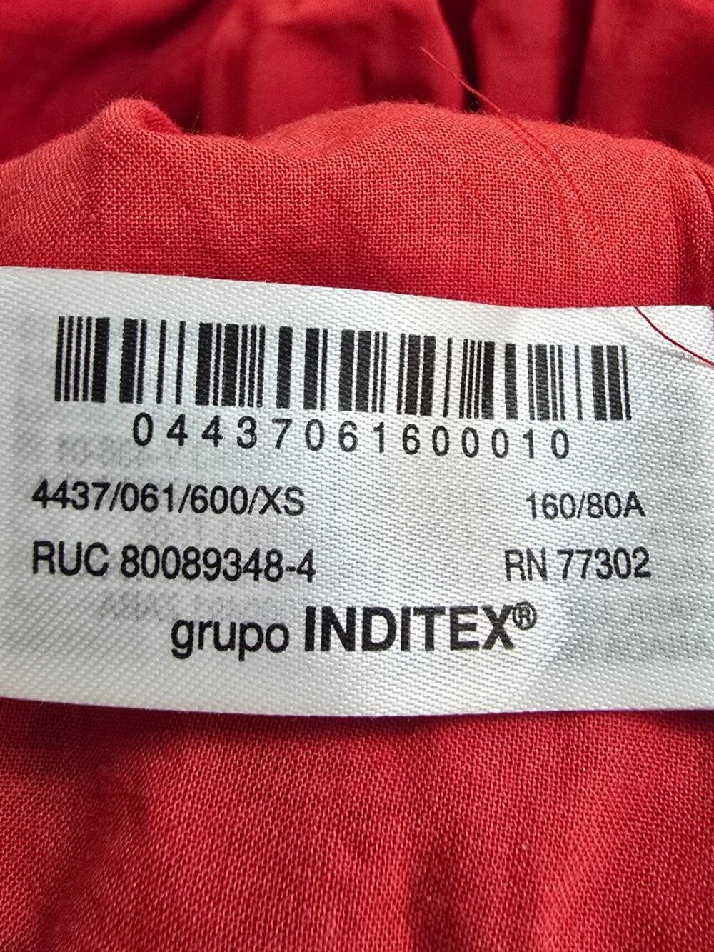 Zara ZW Collection Mini Balloon / Bubble Dress - Red - Picture 5 of 6